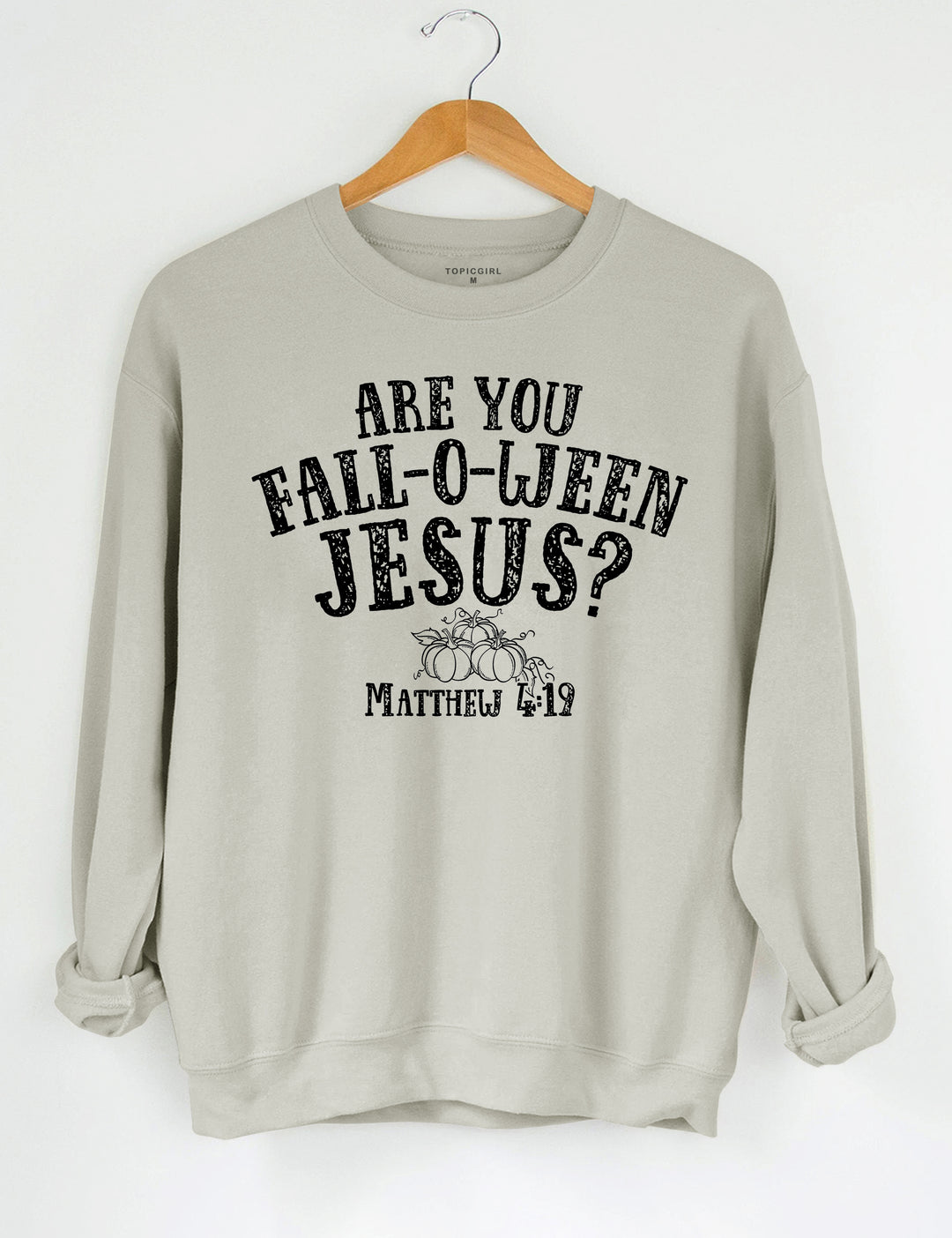 Are you Fall-o-ween Jesus Halloween Crop Hoodie