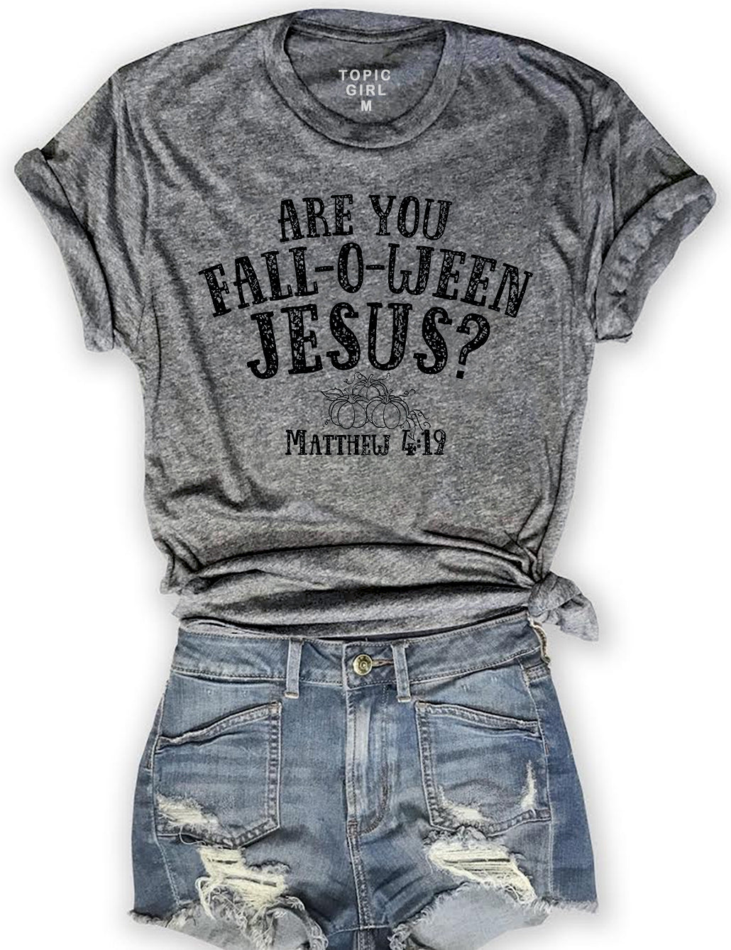 Are you Fall-o-ween Jesus Halloween Crop Hoodie