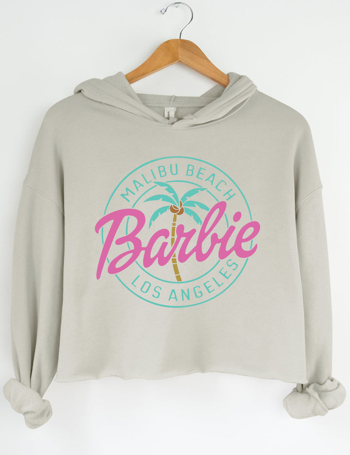 Malibu Beach Los Angeles Crop Sweatshirt