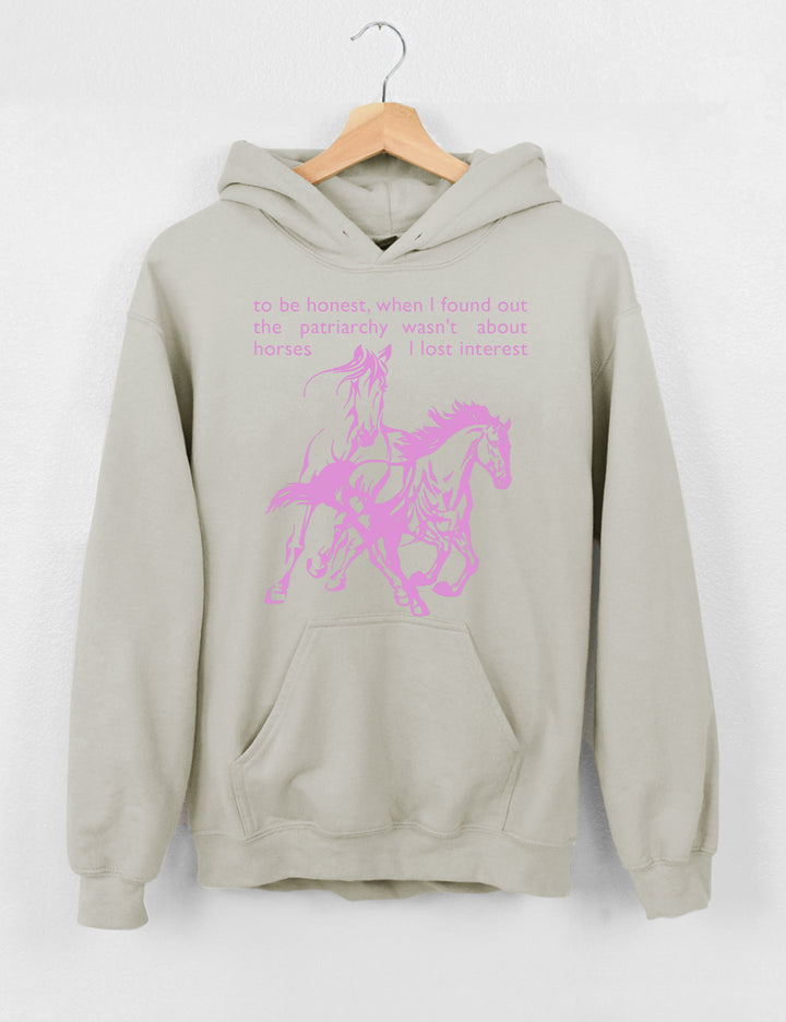 Horses Are Not The Patriarchy Crop Sweatshirt