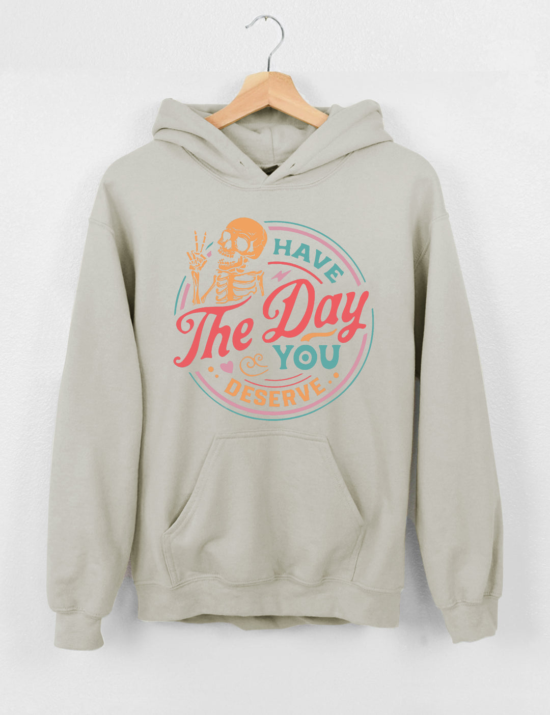 Have The Day You Deserve Crop Sweatshirt