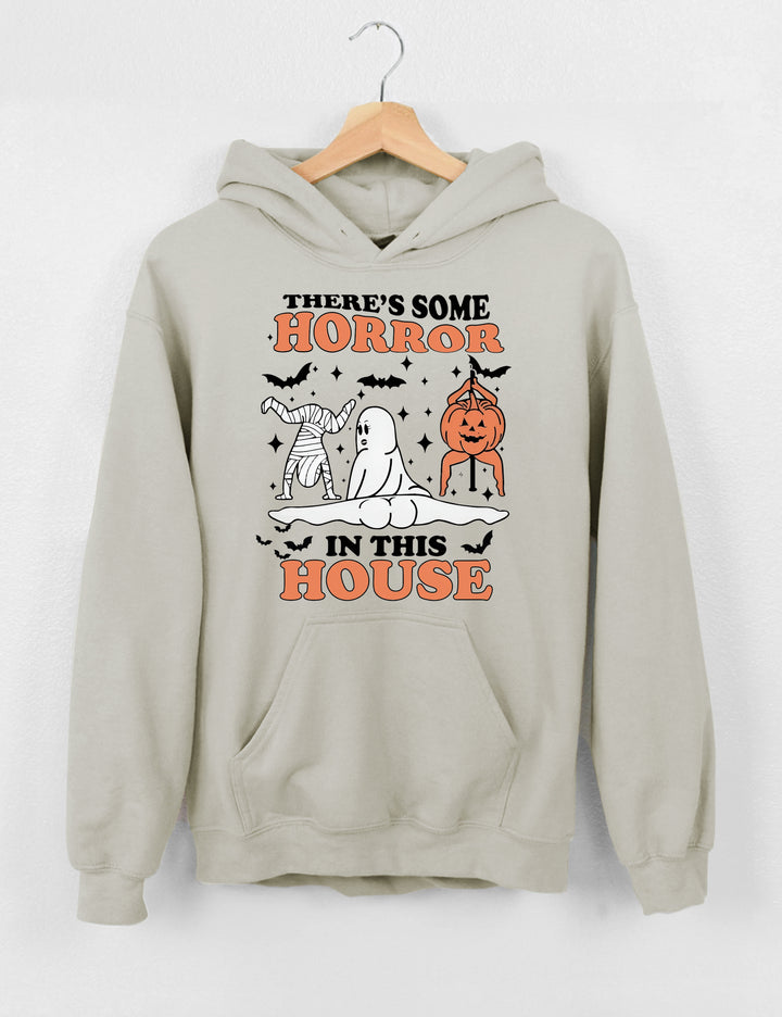 There's Some Horrors In This House Crop Sweatshirt