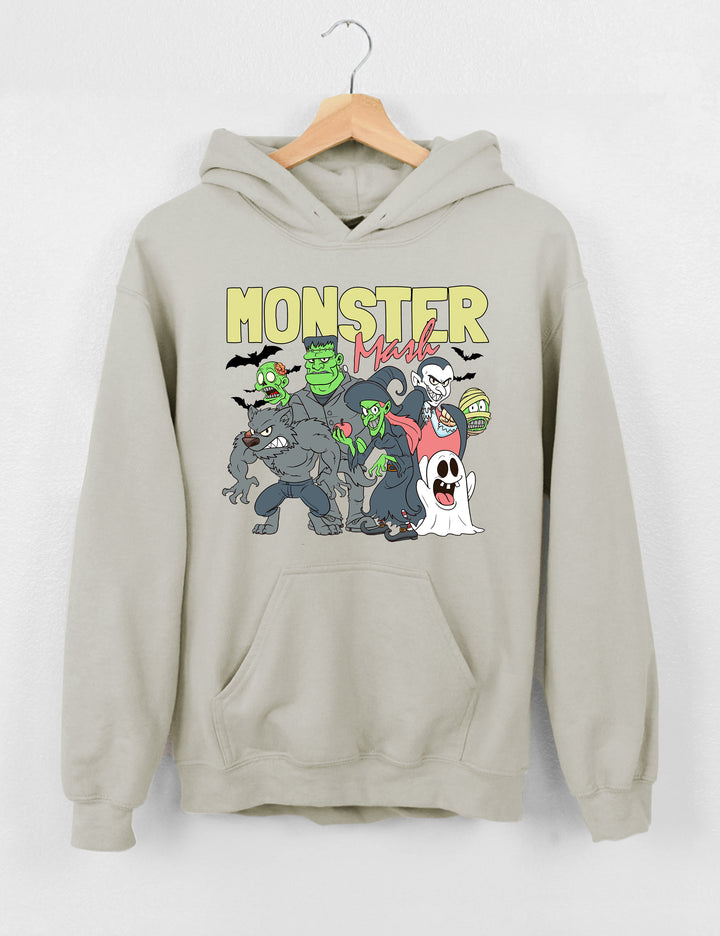 Monster Mash Halloween Crop Hoodie