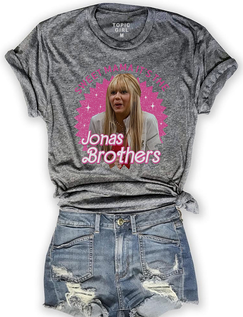 Sweet Mama It's The Jonas Brothers Crop Hoodie