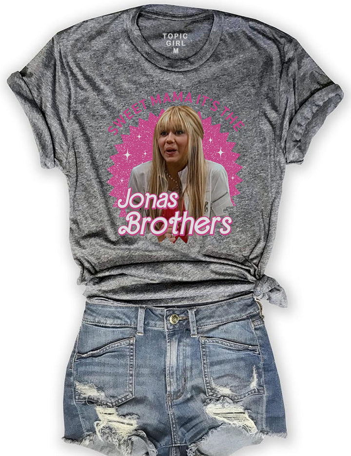 Sweet Mama It's The Jonas Brothers Crop Hoodie