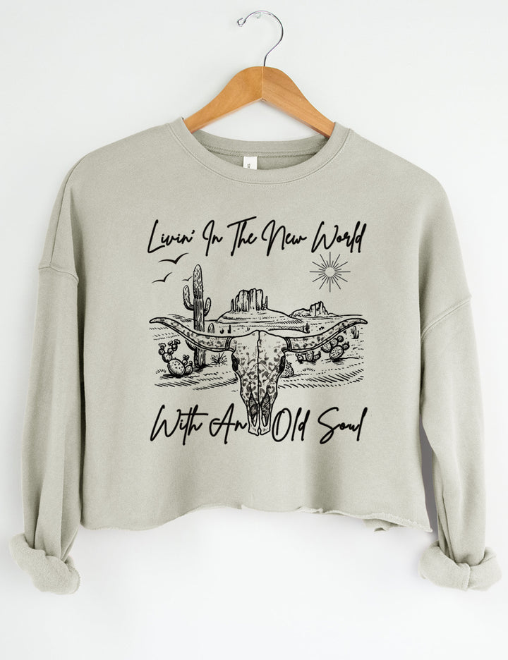 Rich Men North Of Richmond Crop Sweatshirt