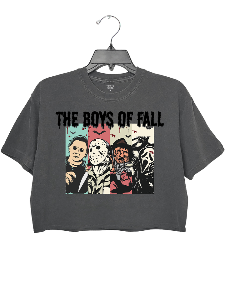 The Boys Of Fall Halloween Crop Top