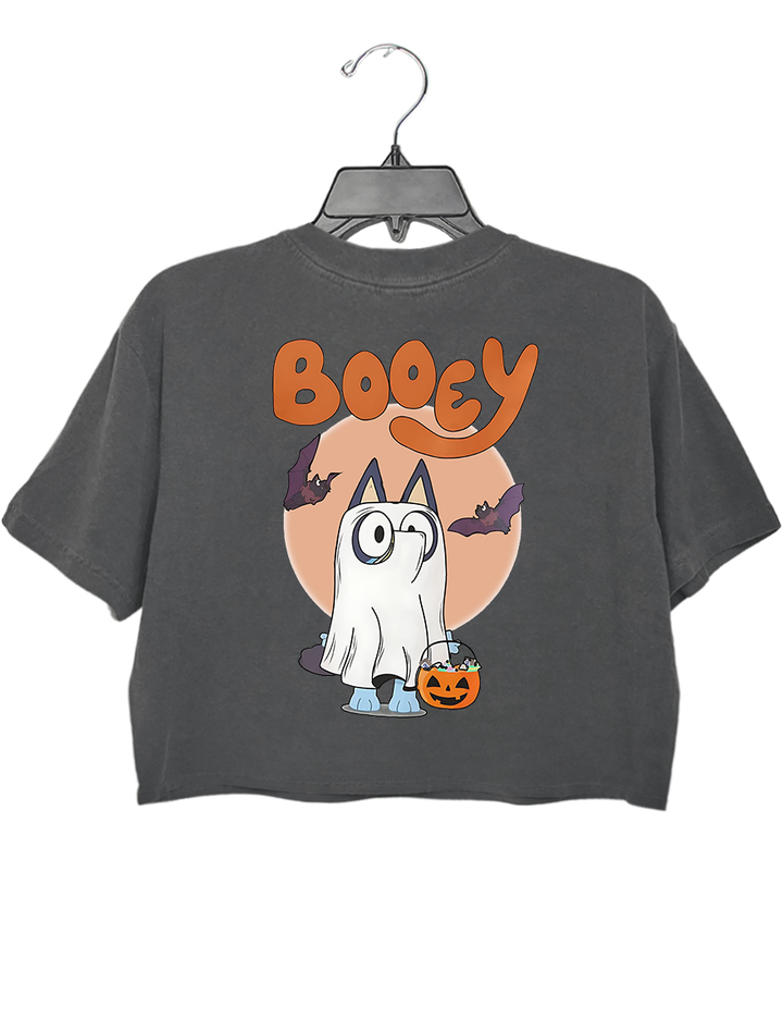 Booey Halloween Spooky Crop Top