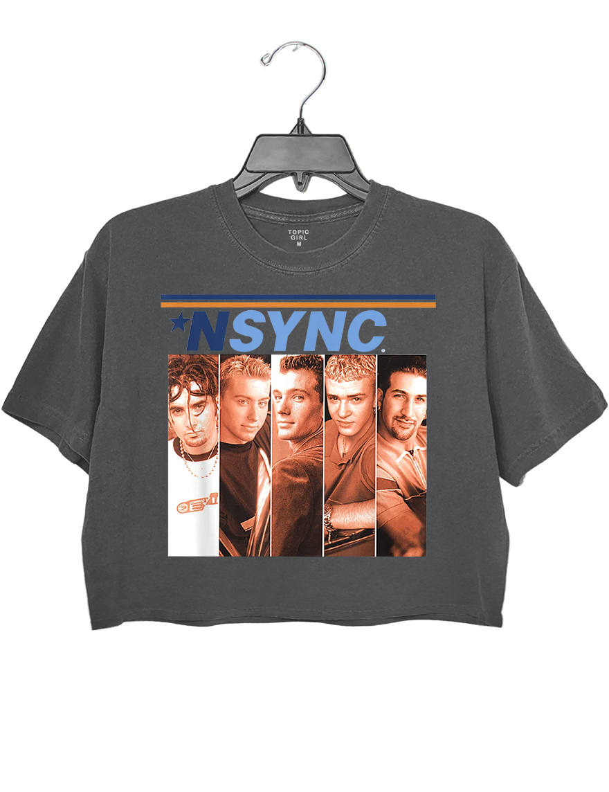 NSYNC Go On Tour  Crop Sweatshirt