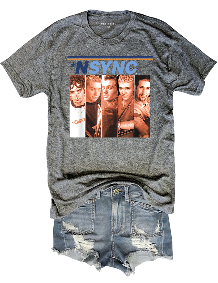 NSYNC Go On Tour  Crop Sweatshirt