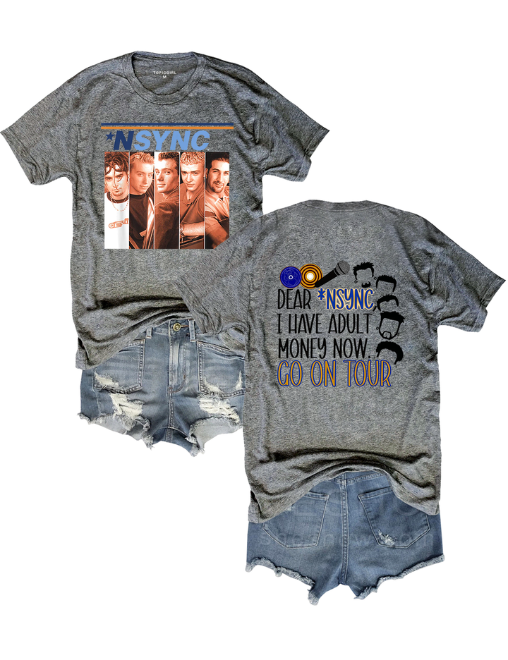 NSYNC Go On Tour  Crop Sweatshirt