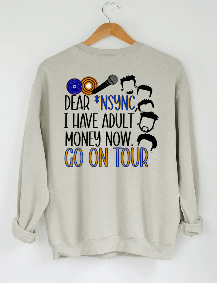 NSYNC Go On Tour  Crop Sweatshirt