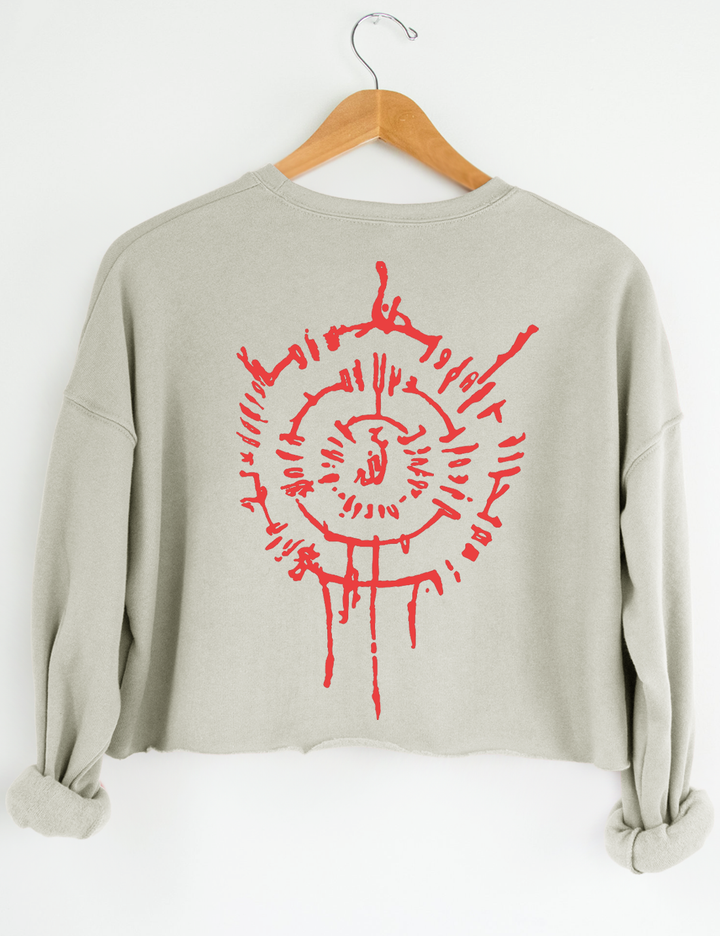 Baldur's Gate 3 Astarion Adventure Awaits Crop Sweatshirt