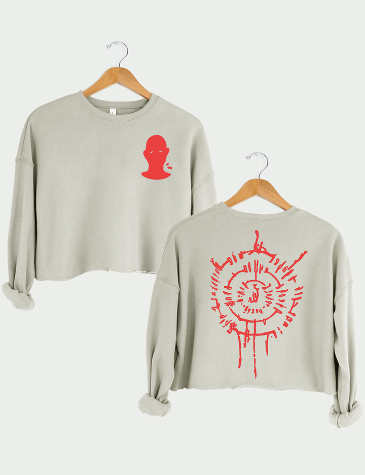 Baldur's Gate 3 Astarion Adventure Awaits Crop Sweatshirt