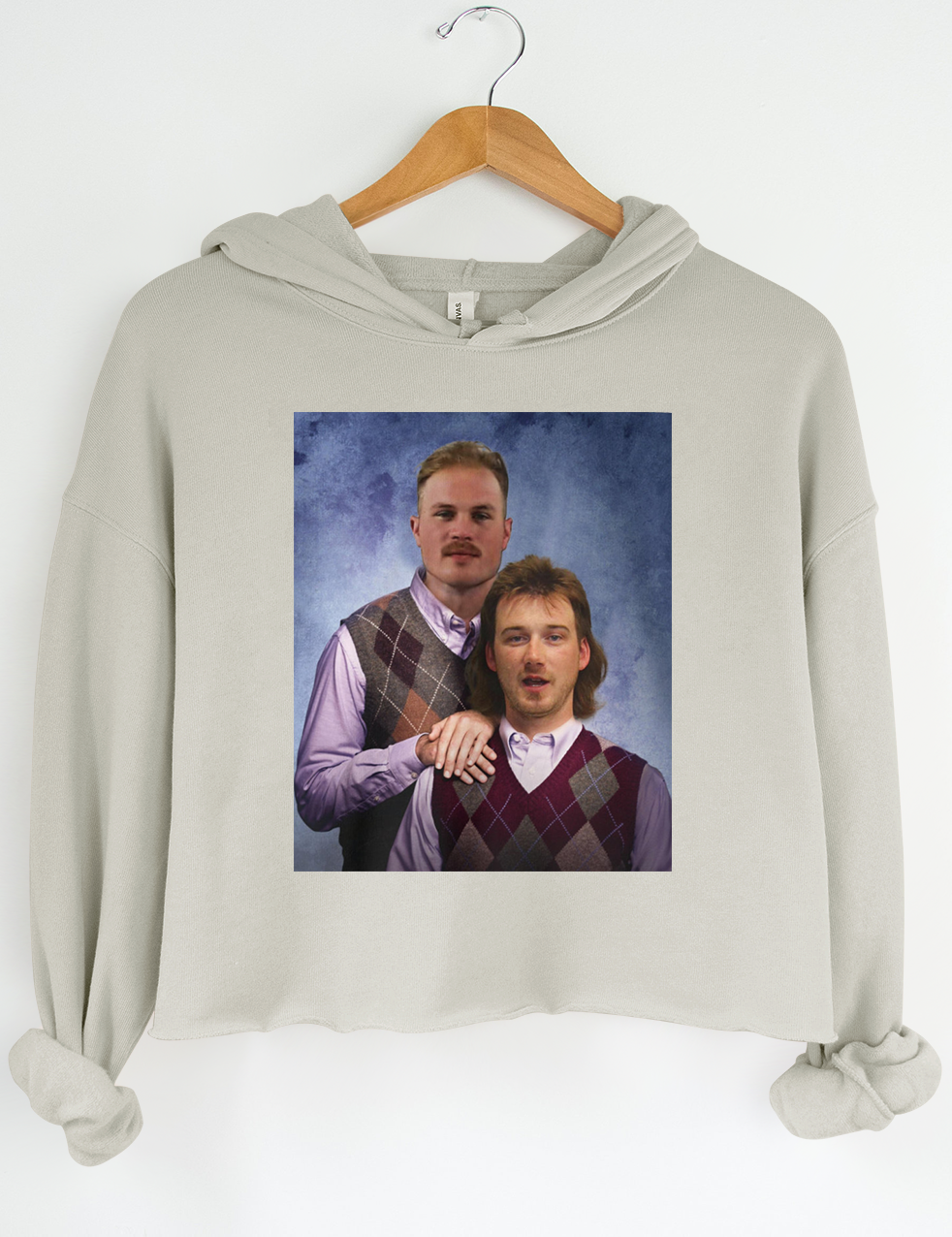 Zach Bryan and Morgan Wallen Mug Shot Crop Sweatshirt