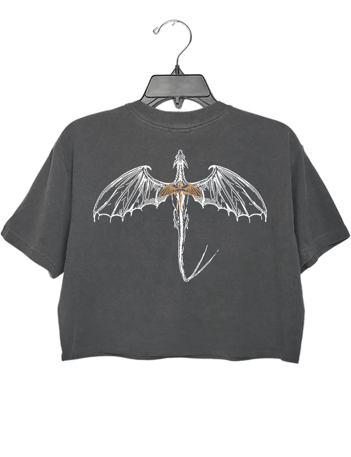 Basgiath War College Double-Sided Crop Sweatshirt