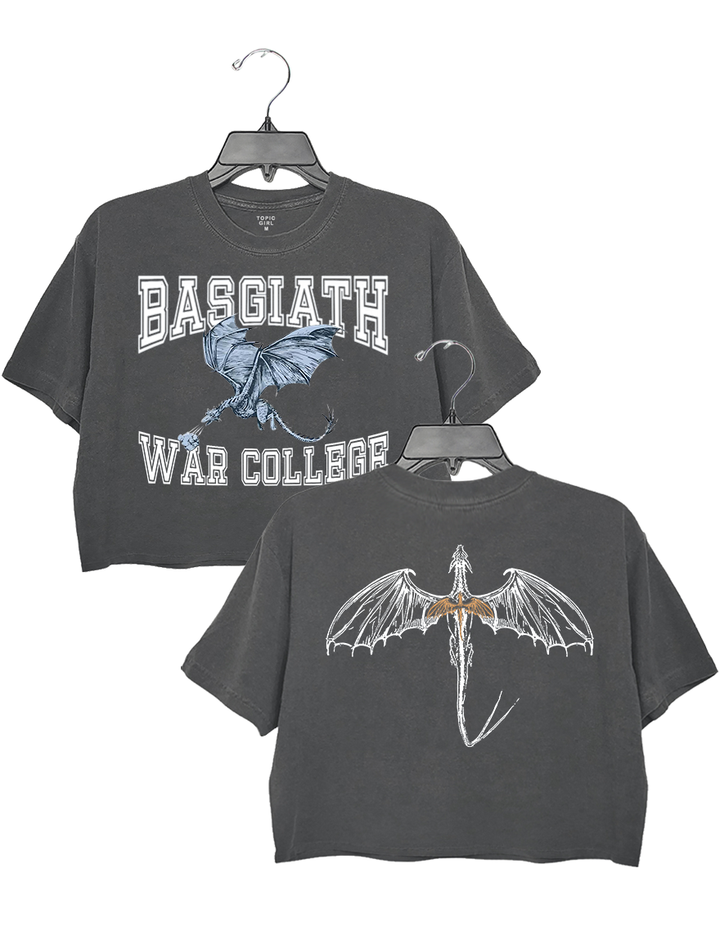 Basgiath War College Double-Sided Crop Sweatshirt