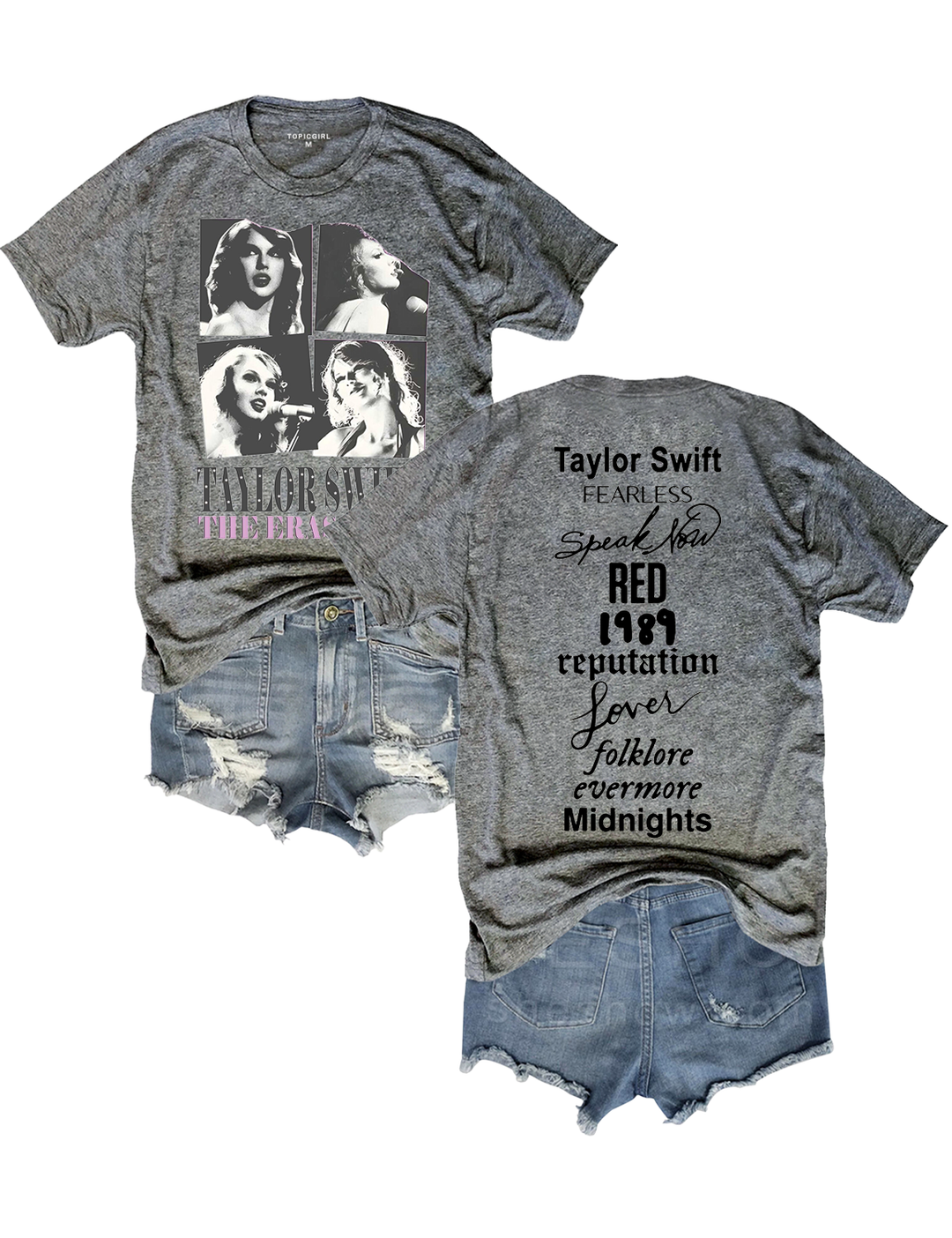 Taylor Swift Albums Crop Top