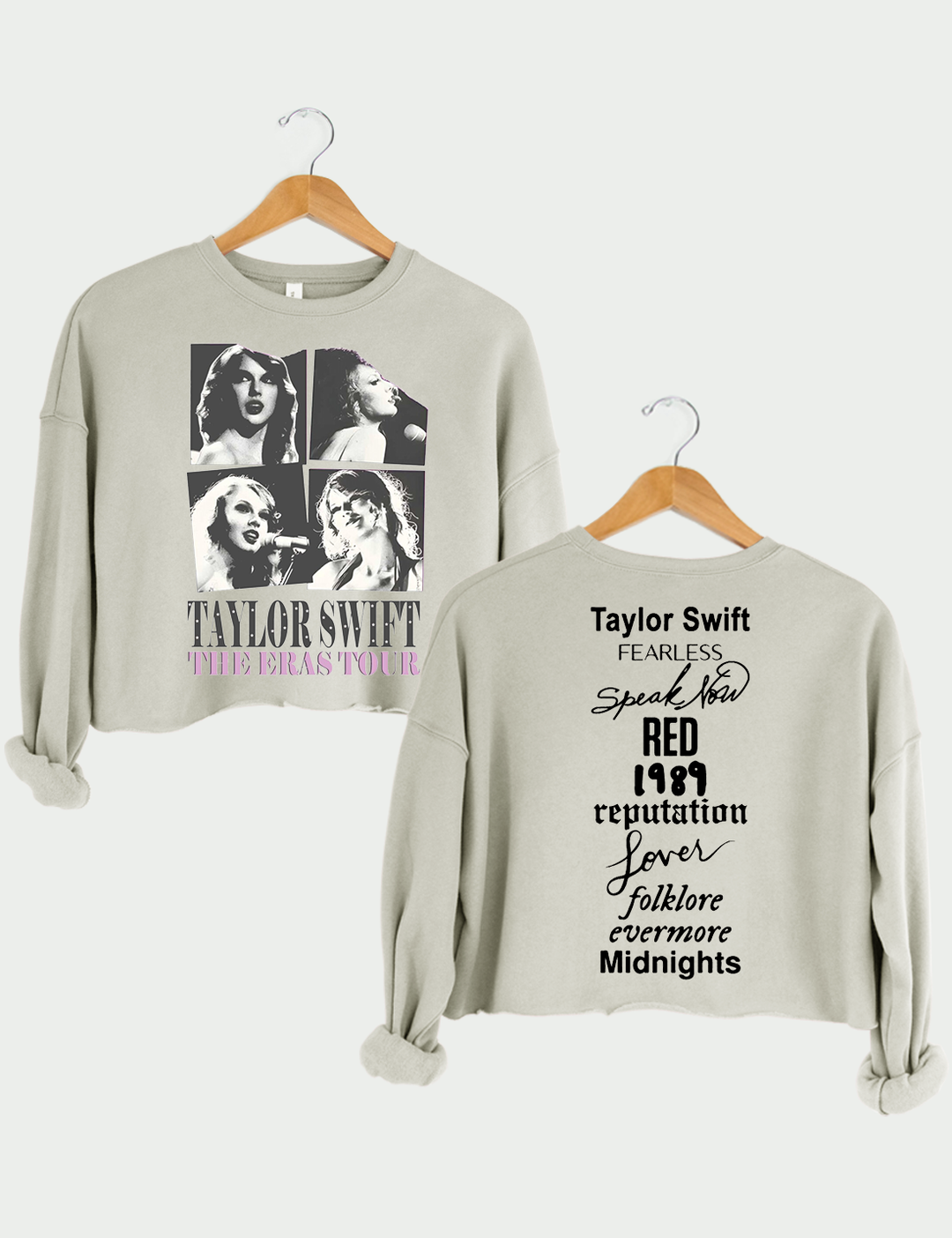 Taylor Swift Albums Crop Top