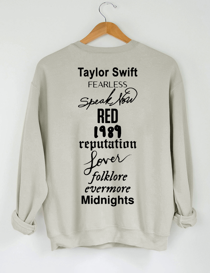 Taylor Swift Albums Crop Top