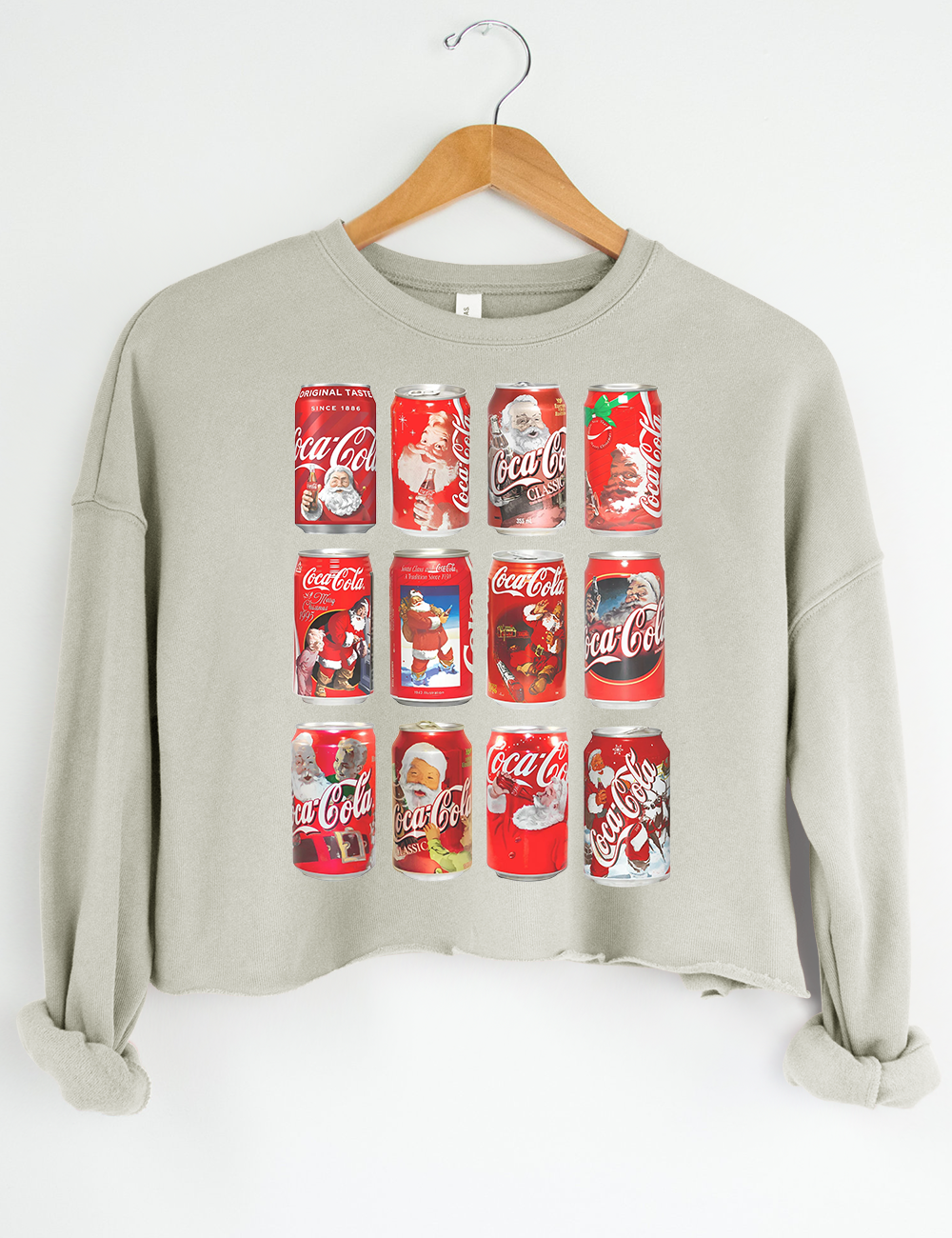 Christmas Soda Coke Crop Top