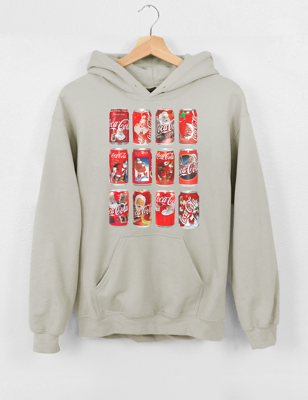 Christmas Soda Coke Crop Hoodie