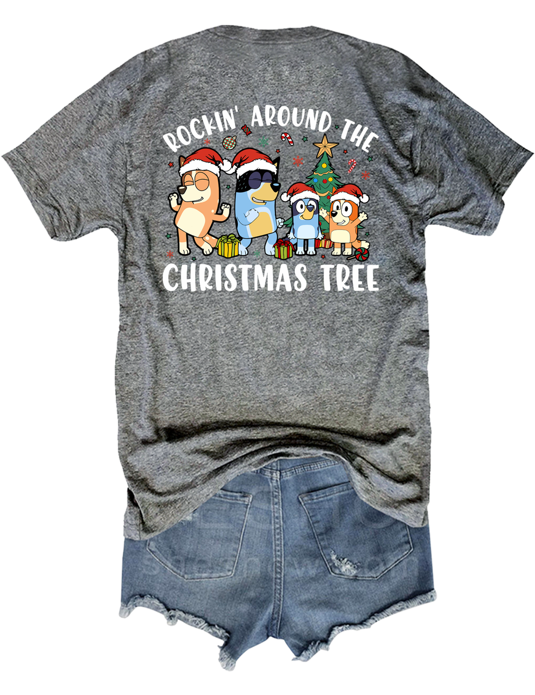 Rockin' Around the Christmas Tree Crop Top