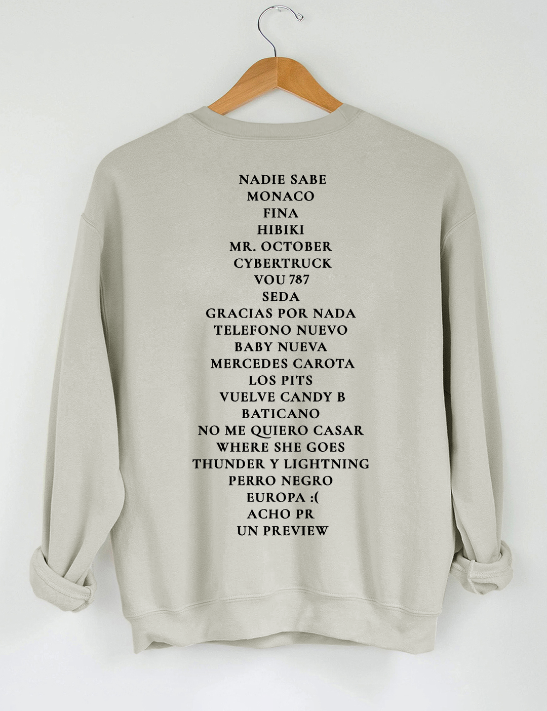 Nadie Sabe Lo Que Va a Pasar Mañana Crop Sweatshirt