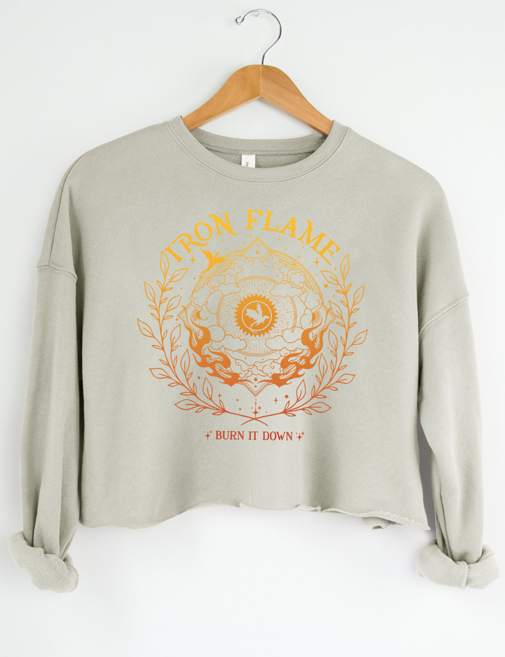 Iron Flame Fourth Wing Crop Sweatshirt