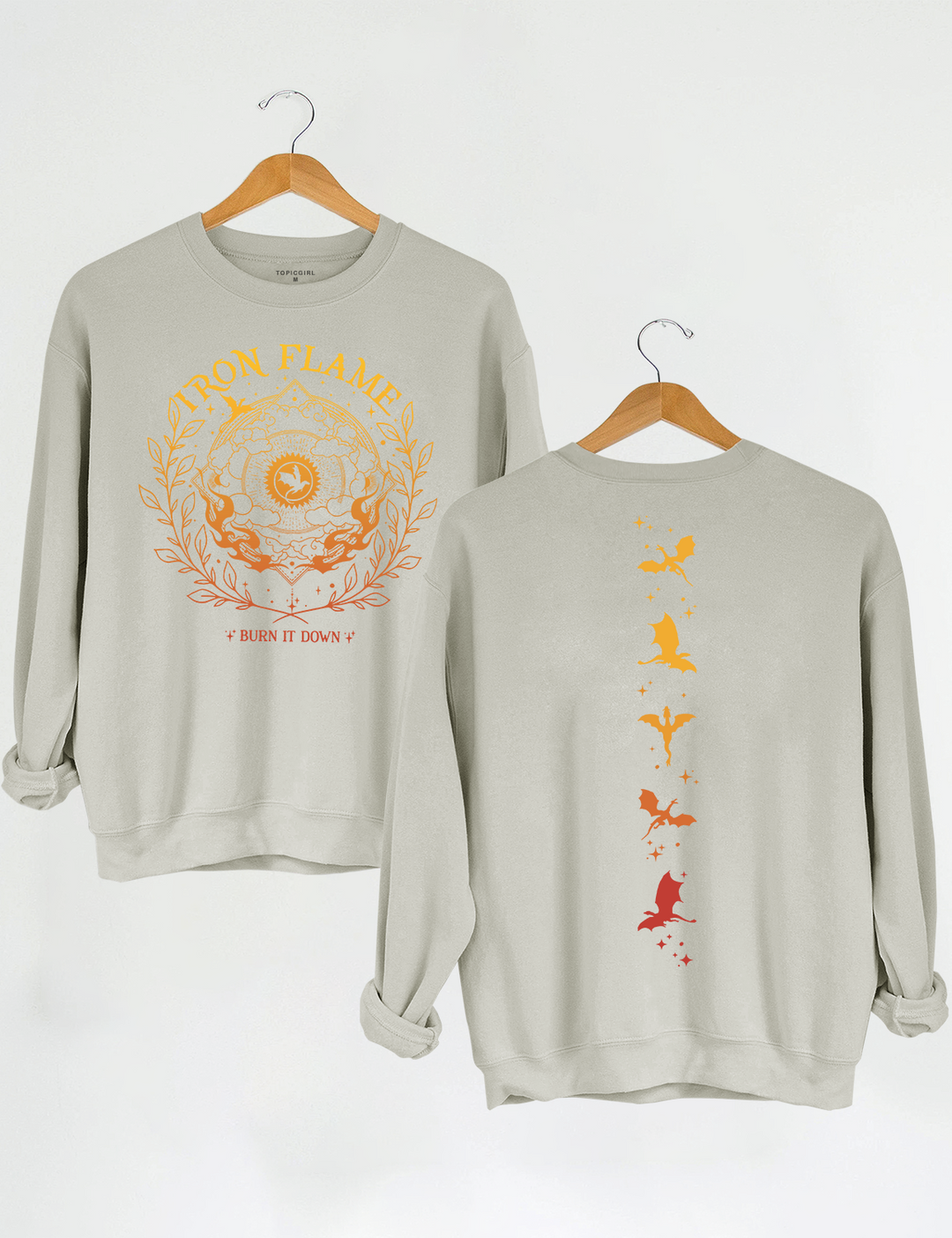 Iron Flame Fourth Wing Crop Sweatshirt