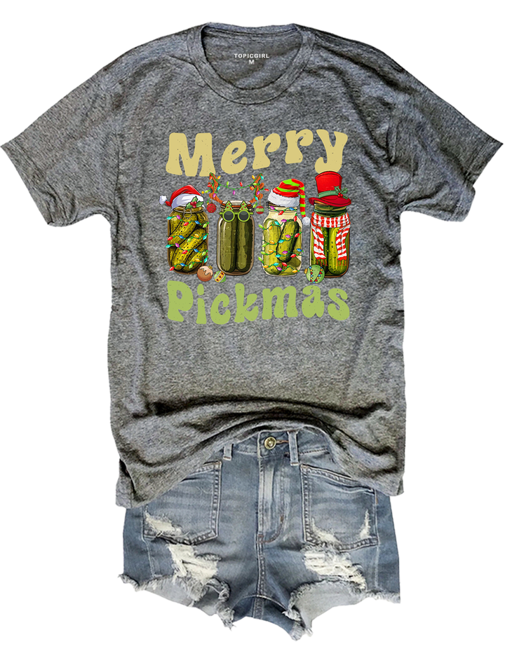 In My Pickles Era Christmas Crop Top