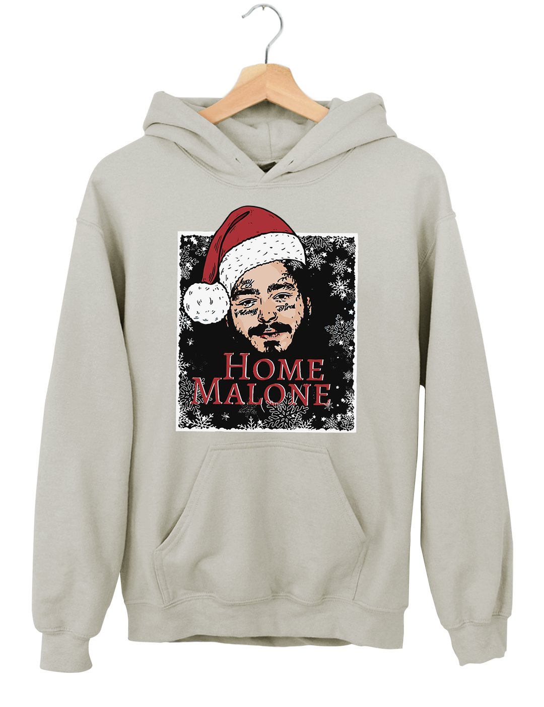 Home Malone Christmas Crop Sweatshirt