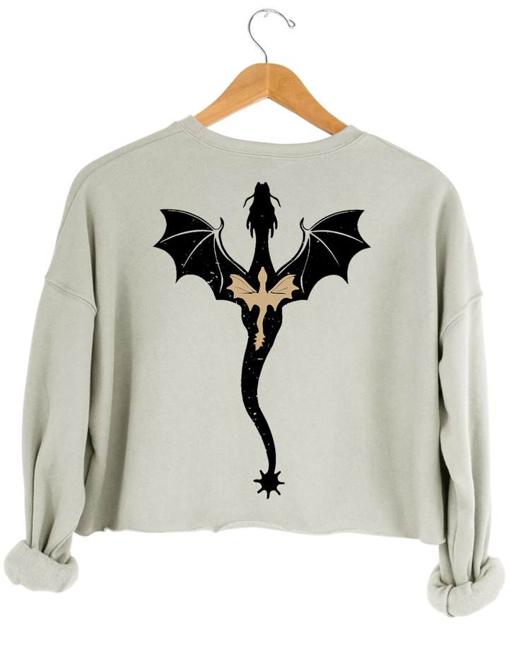 Iron Flame Burn It Down Crop Sweatshirt