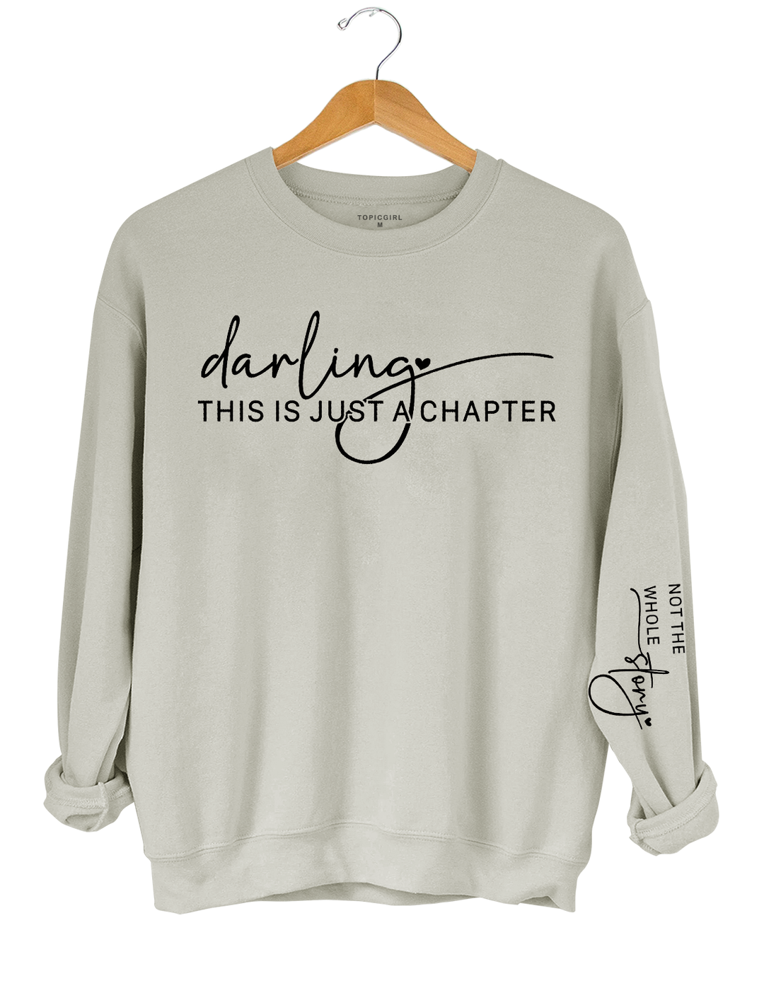 This Is Just A Chapter Not The Whole Story Crop Sweatshirt