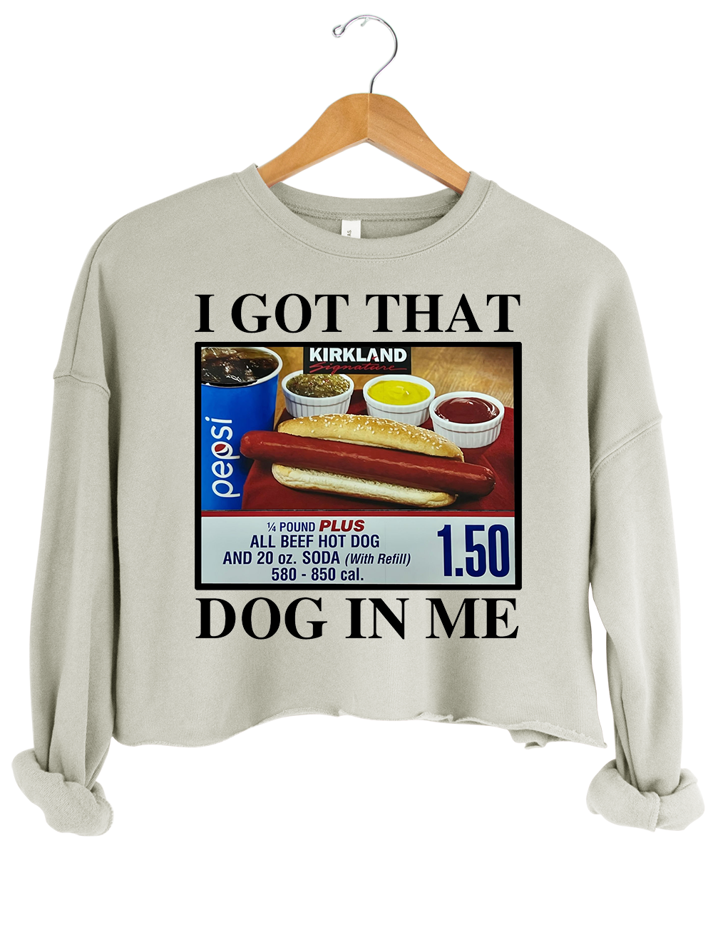 I got that dog in me crop top