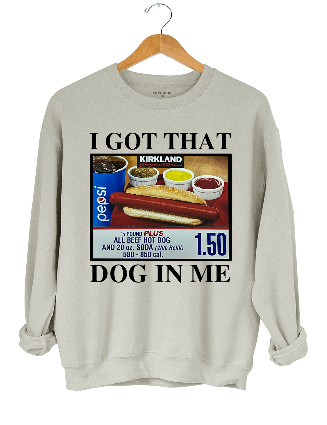 I Got That Dog In Me Crop Sweatshirt