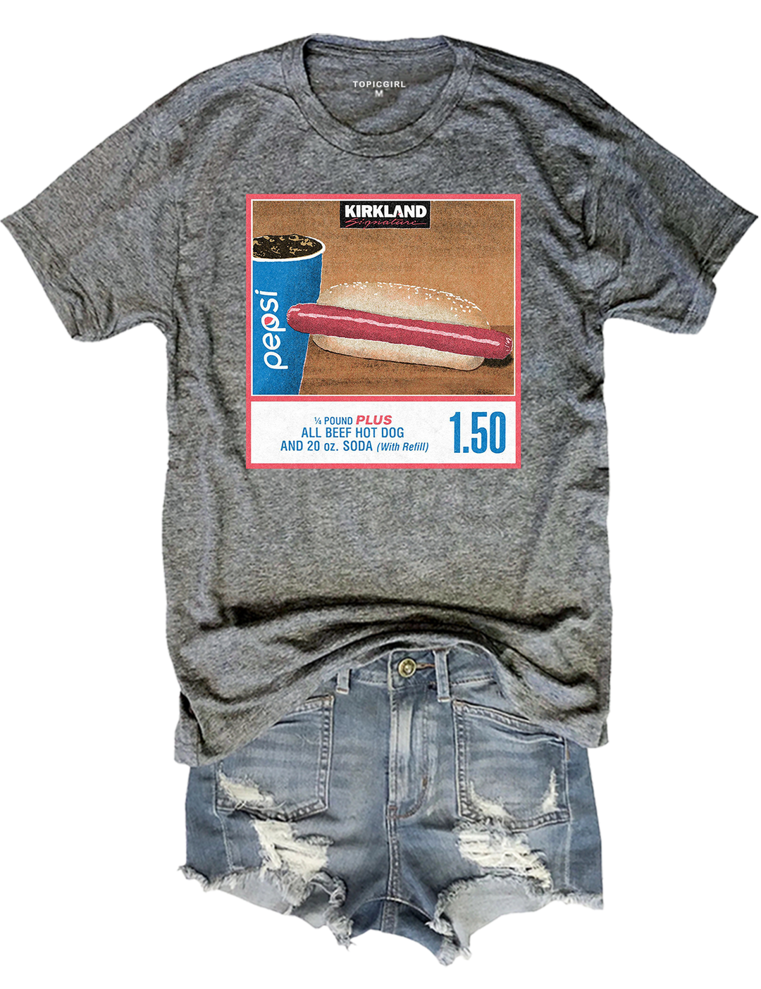 Costco Kirkland Hot Dog Crop Top