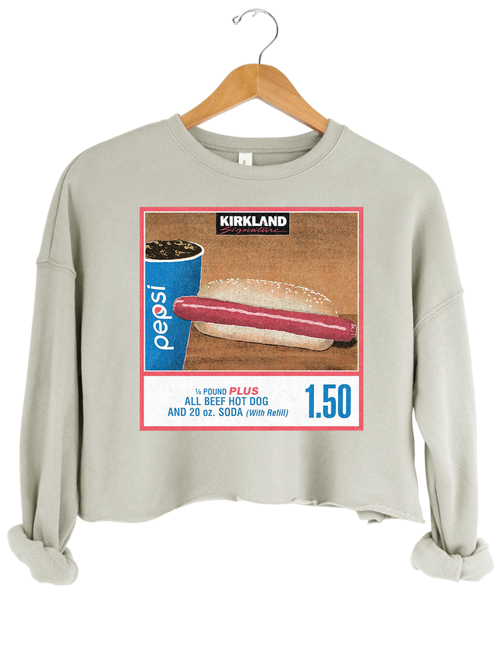 Costco Kirkland Hot Dog Crop Top