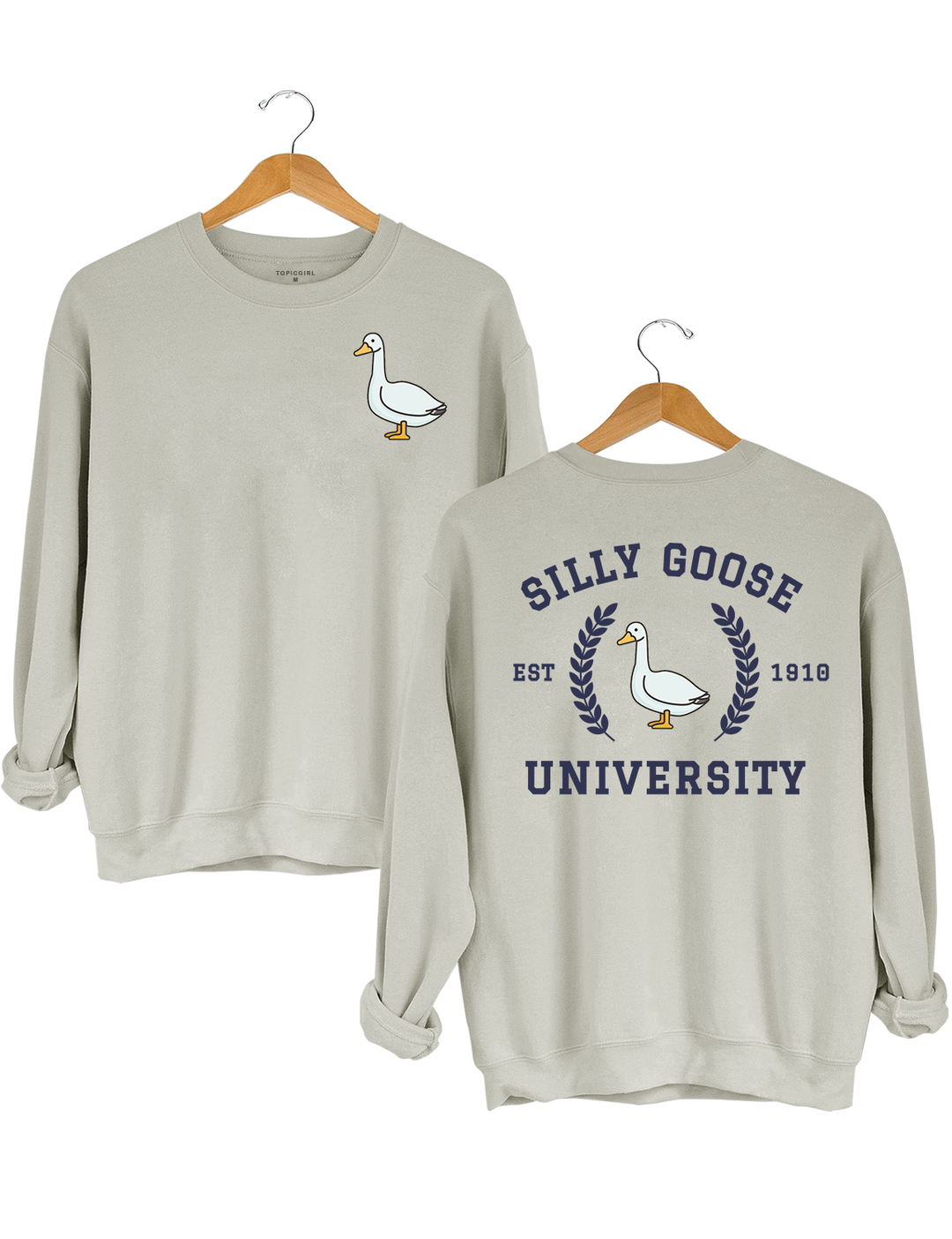 Silly Goose University Crop Top