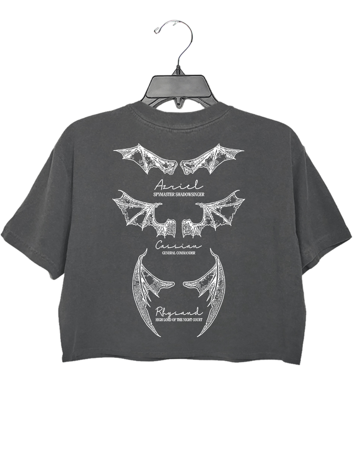 The Bat Boys A Court of Thorn and Roses Crop Top