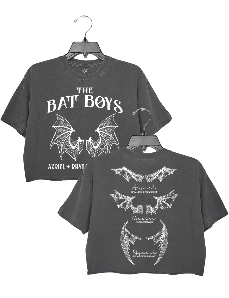 The Bat Boys A Court of Thorn and Roses Crop Sweatshirt