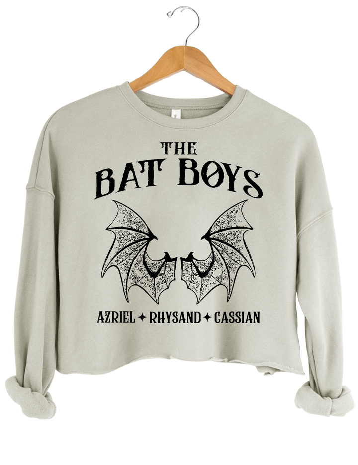 The Bat Boys A Court of Thorn and Roses Crop Sweatshirt