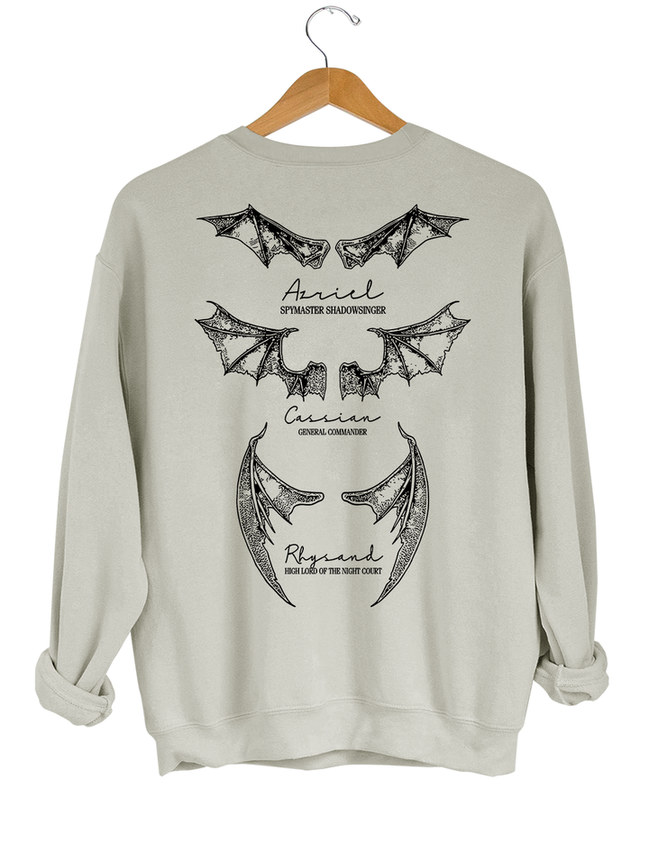 The Bat Boys A Court of Thorn and Roses Crop Sweatshirt