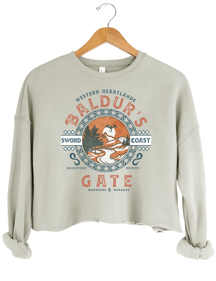 Dungeons & Dragons Baldur's Gate 3 BG3 Crop Top