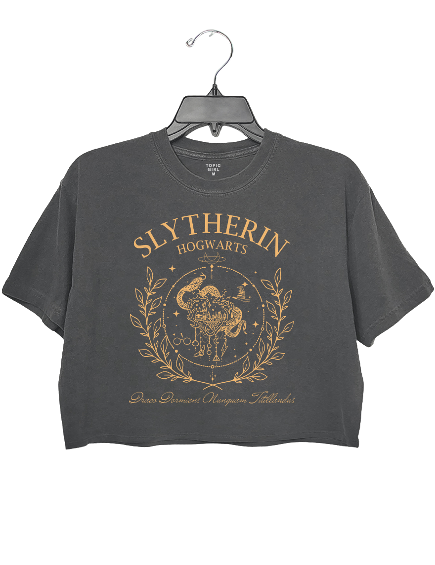 Hogwarts Slytherin Crop Top