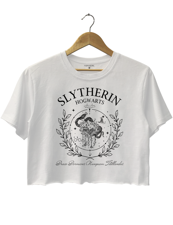 Hogwarts Slytherin Crop Top