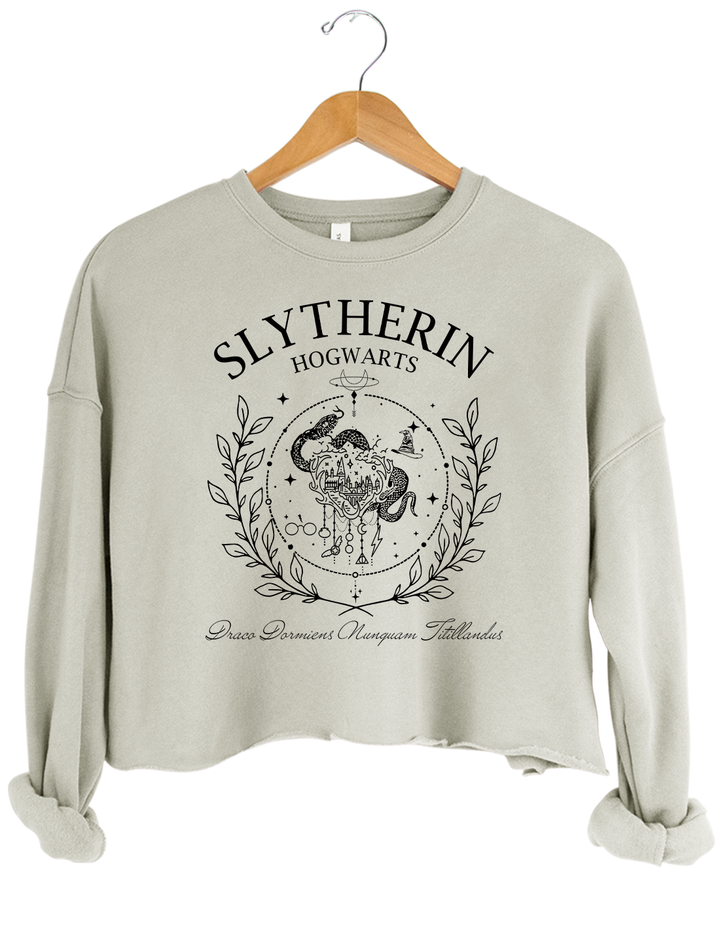 Hogwarts Slytherin Crop Top