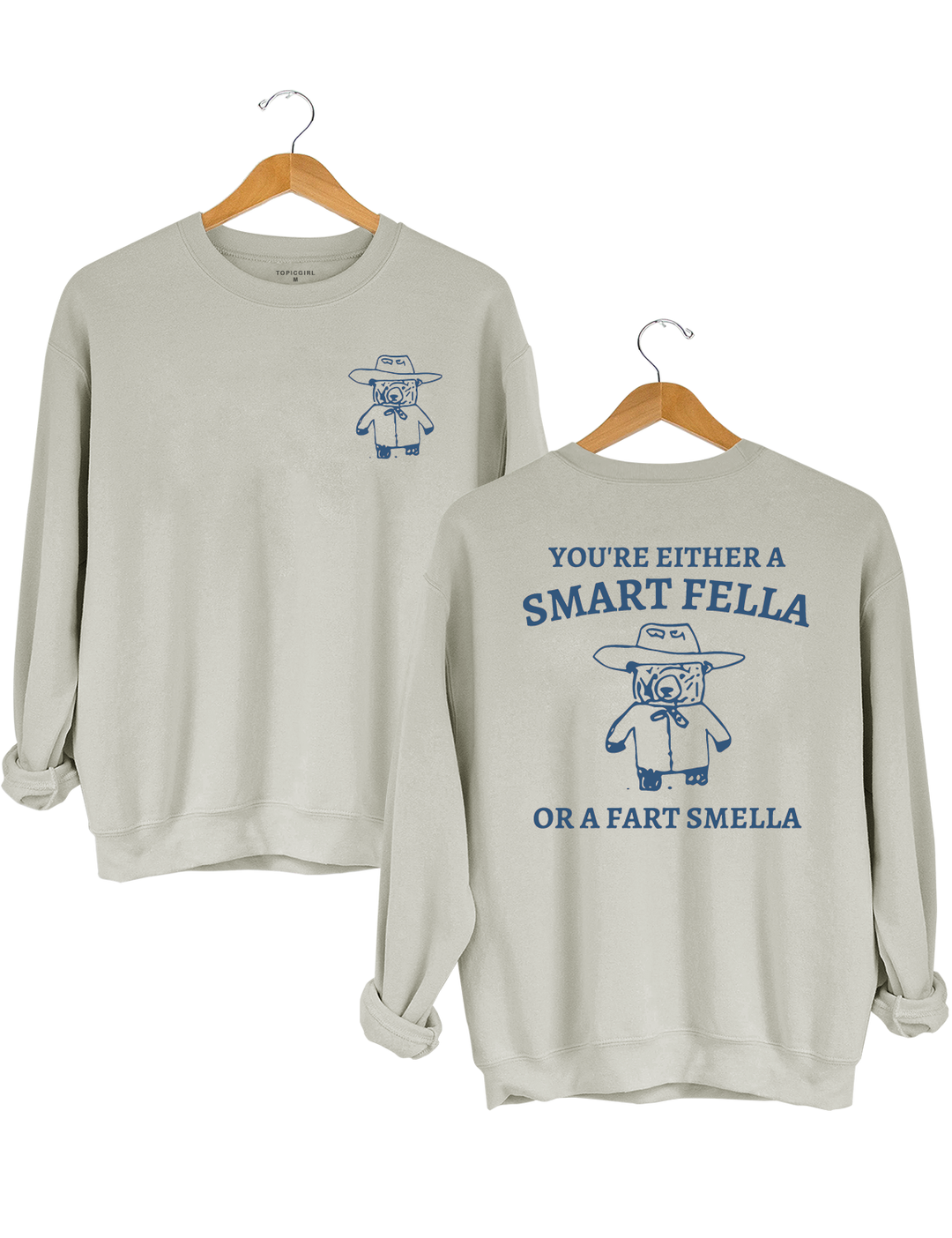 Are You A Smart Fella Or Fart Smella? Crop Top