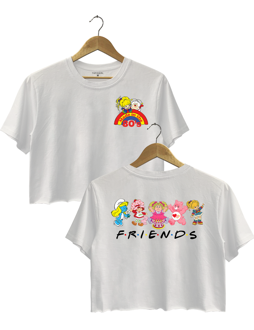 80s Friends Crop Top