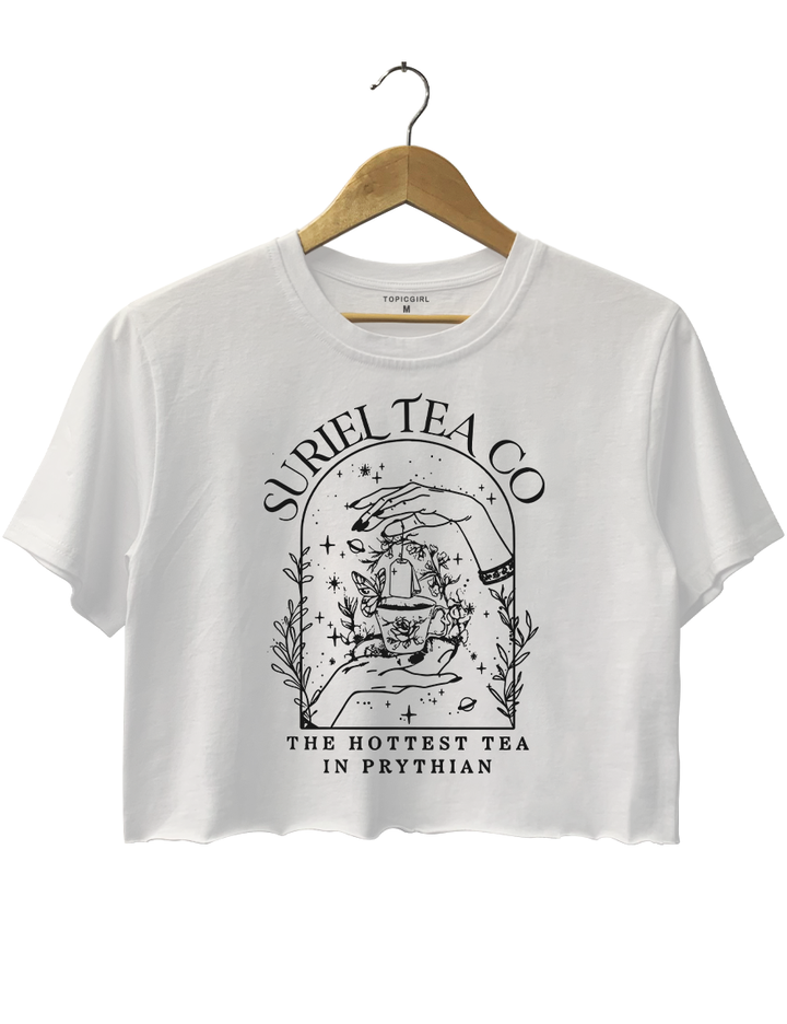 ACOTAR Suriel Tea Co The Hottest Tea In Prythian Crop Top